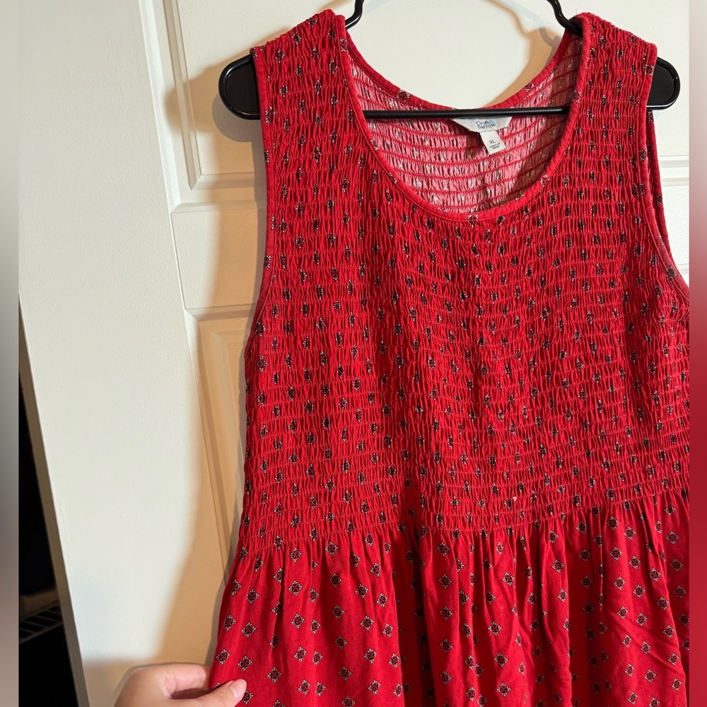 Smocked Midi Dress